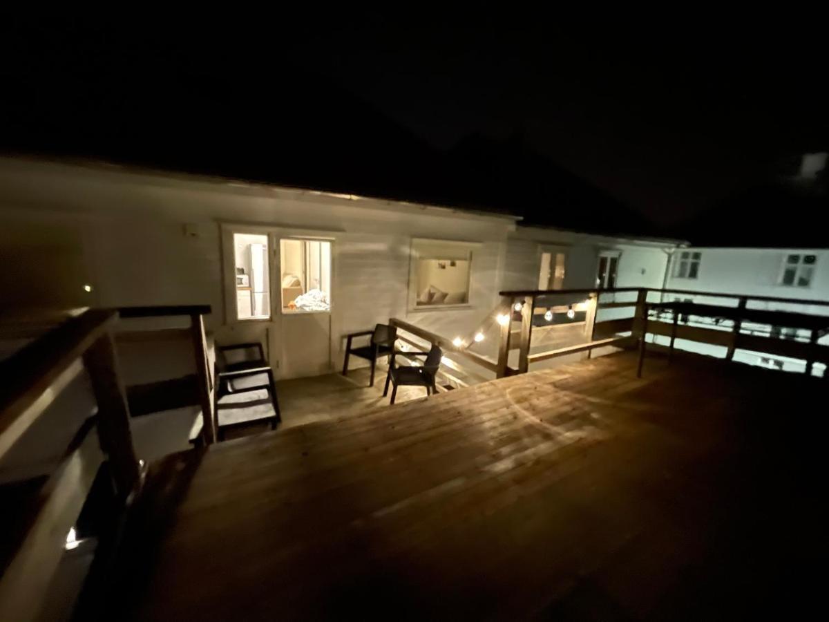 Central Bnb Stavanger At Bertis Ap 9 Generous Rooftop Terrace Exterior photo